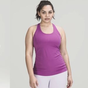Lululemon Cool Racerback Tank Top *Nulu Plum